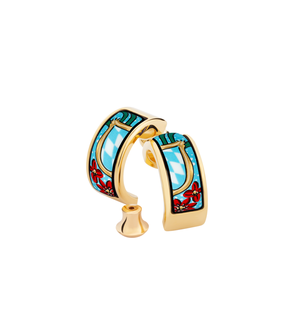 Серьги Мини-креолы