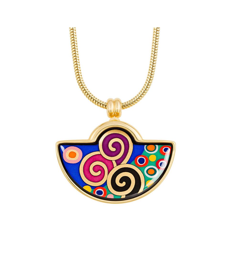 Кулон Малый полумесяц & Цепочка Змейка