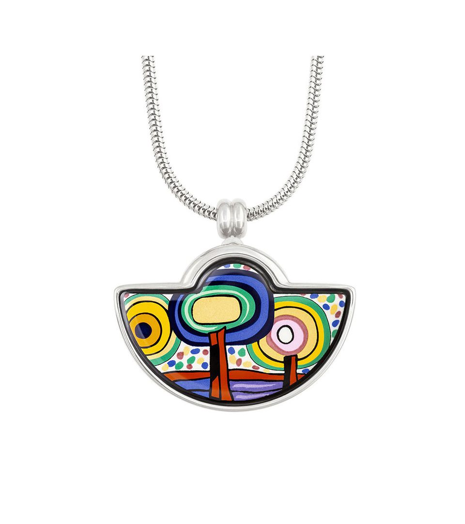 Кулон Малый полумесяц & Цепочка Змейка