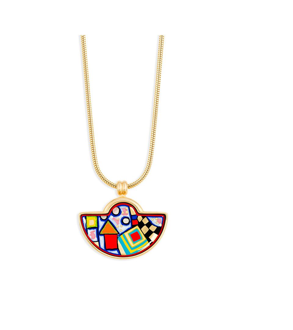 Кулон Малый полумесяц & Цепочка Змейка