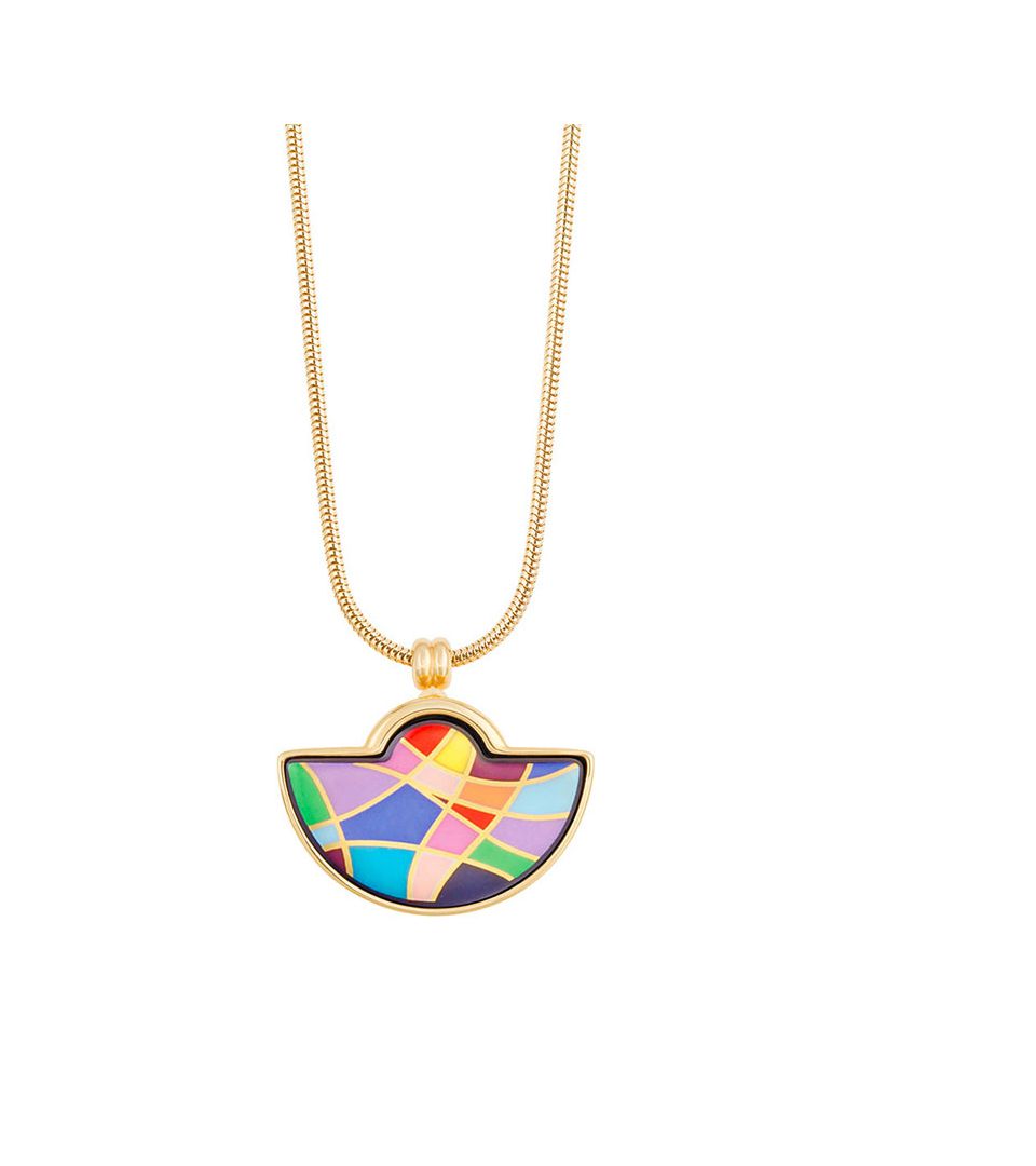 Кулон Малый полумесяц & Цепочка Змейка