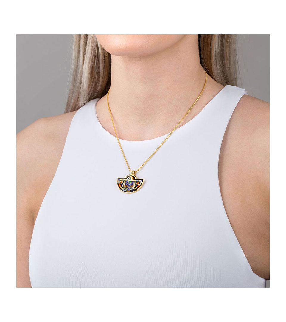 Кулон Малый полумесяц & Цепочка Змейка