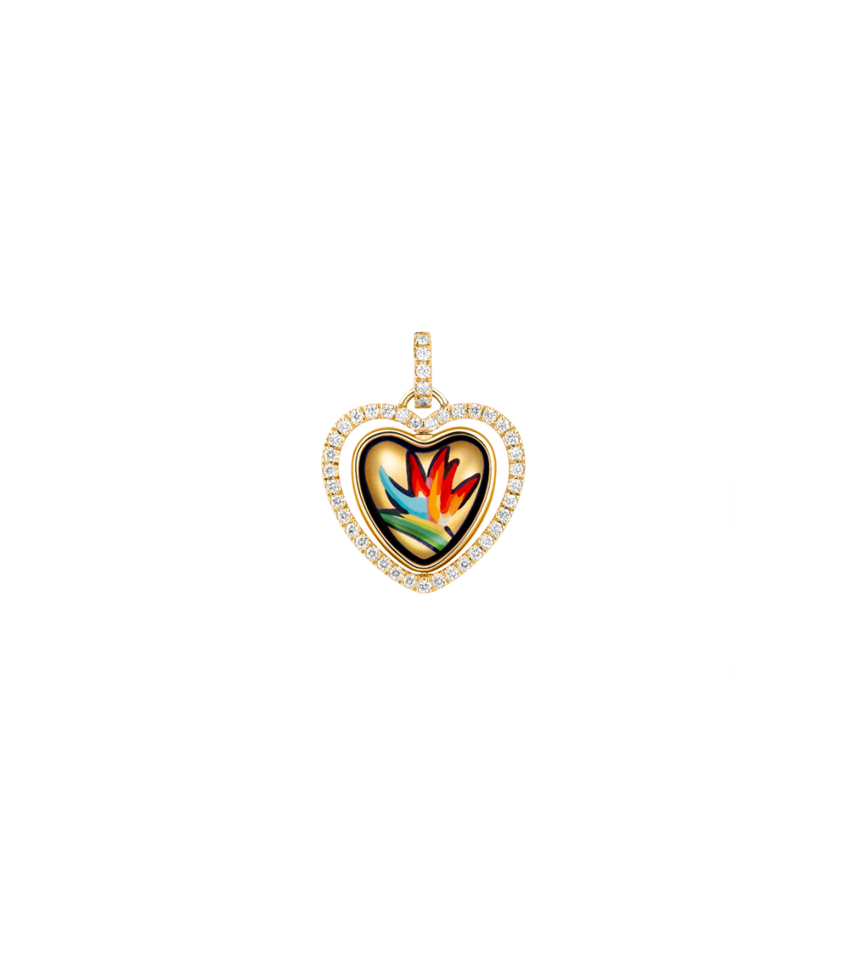 Double Sided Heart Pendant