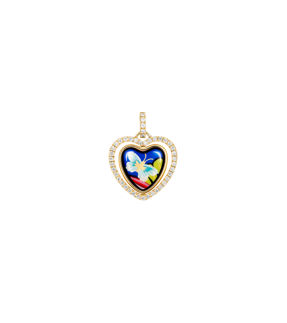 Double Sided Heart Pendant