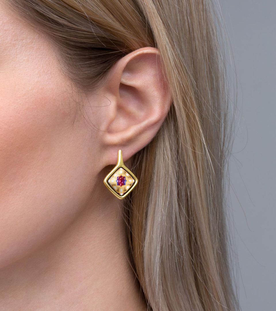 Earrings Carré